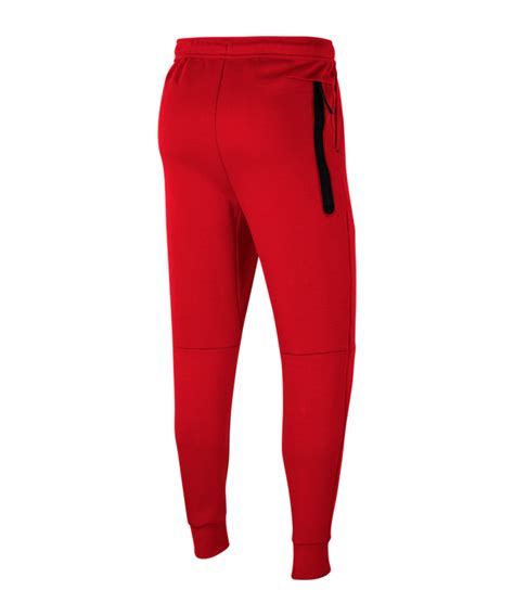 nike tech fleece anzug rot herren|fleece jogginghose.